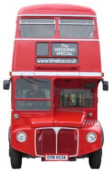 Routemaster bus front view
