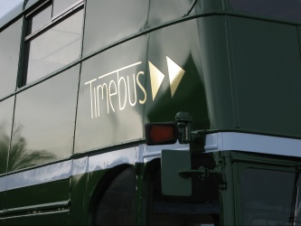 Close up of Timebus logo