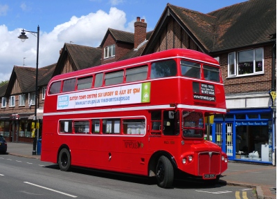 Exhibition Bus as roadshow in Cheam; for Sutton Council