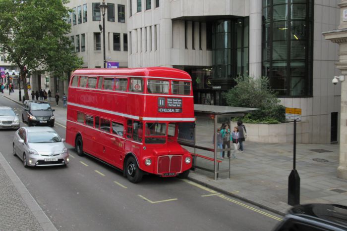 RML 2263 passing through Aldwych