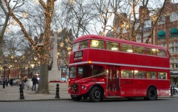 Christmas Routemaster - Sloane Square, Chelsea