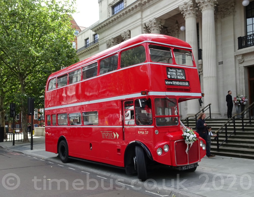 A popular wedding location for our Routemasters - Old Marylebone Town Hall