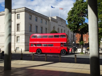 Featuring bus hire using: Routemaster Express.