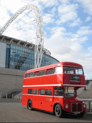 Iconic Wembley arch overhead - Wembley Stadium