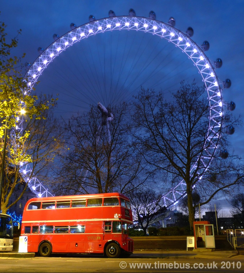 Under the wheel by night - London Eye