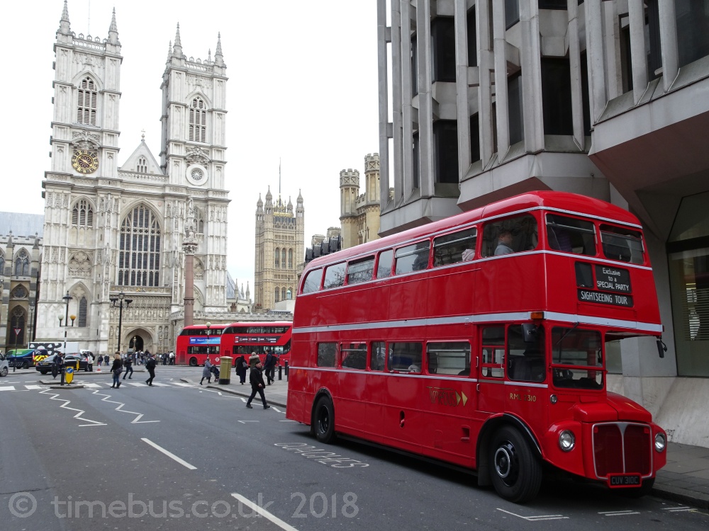 Two New Routemasters and One Routemaster - Tothill Street