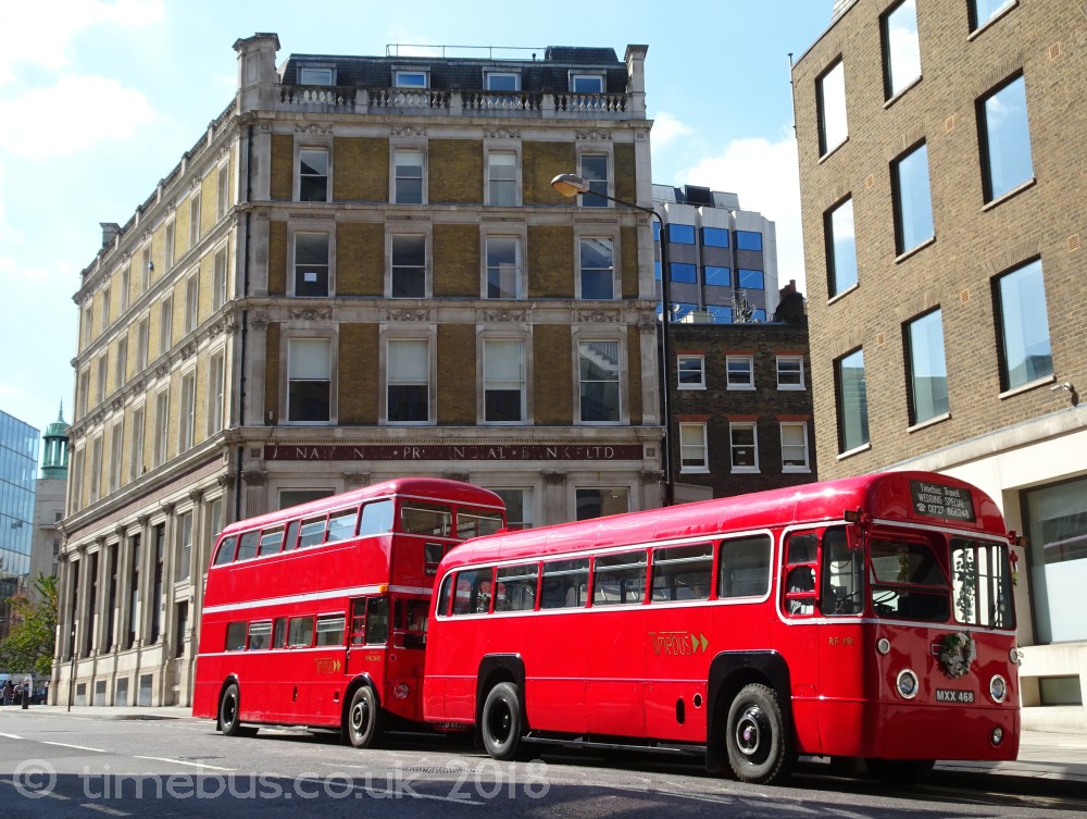 One and a half double decker buses - Ely Place