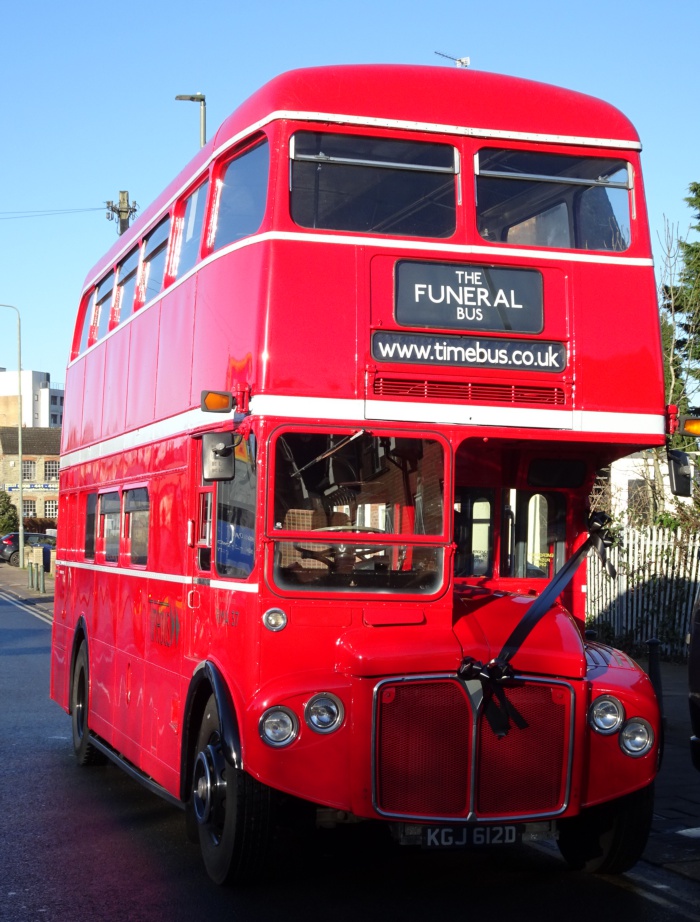 Routemaster Express Funeral Bus in Barnet