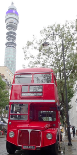 BT Tower and Routemaster bus