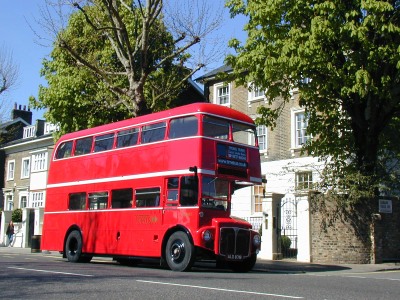 Open Platform Routemaster in summer sun