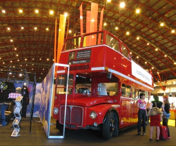 Open Topper with Open Platform, inside Earl's Court