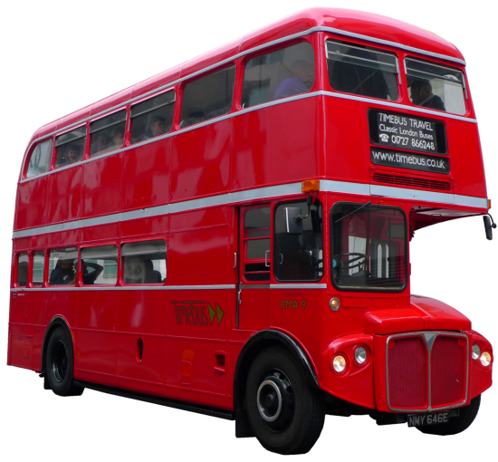 Routemaster Express; three quarter view