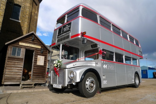 Silver Routemaster at Trinity Buoy Wharf, 2016