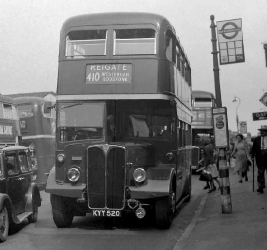 Bus 410 Route Map Rlhs From Godstone Garage (Route 410)